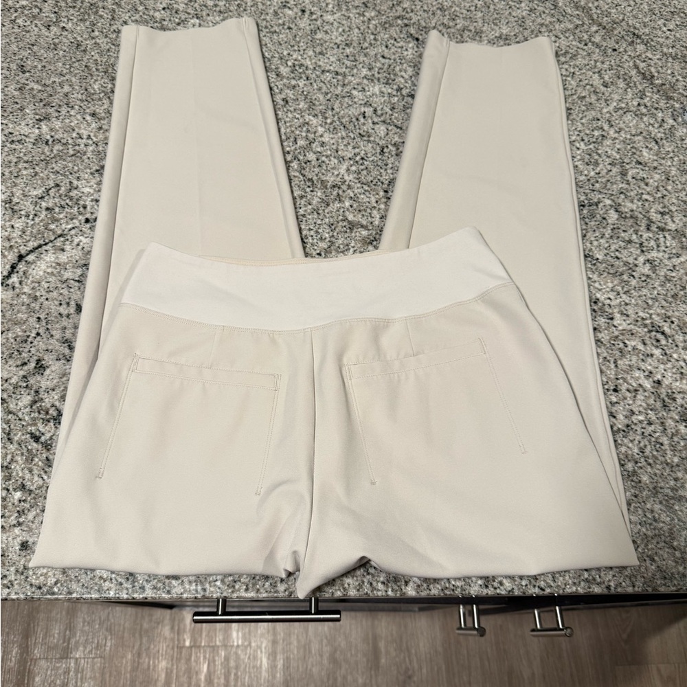 Athleta High-Rise Cropped Straight Pants in Light Beige - Picture 11 of 16